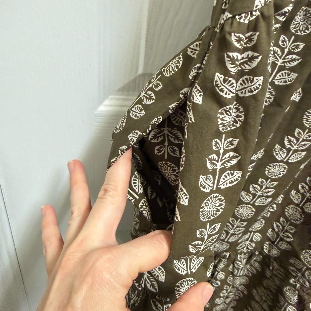 Pinch Green Pattern Dress - Picture 6 of 12